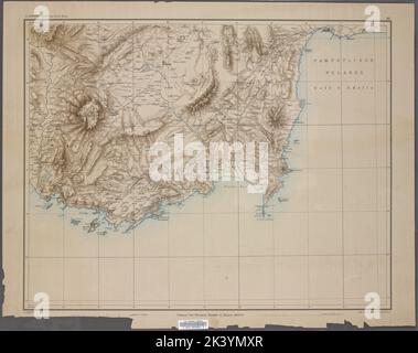 Fiche 15. 1 : 250 000. Cartographie. Cartes. 1890 - 1892. Lionel Pincus et Princess Firyal Map Division. Turquie, Turquie Banque D'Images