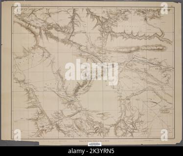 Fiche 6. 1 : 250 000. Cartographie. Cartes. 1890 - 1892. Lionel Pincus et Princess Firyal Map Division. Turquie, Turquie Banque D'Images