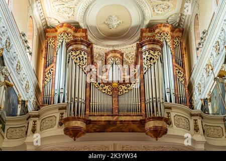 Kirchenorgel des Villinger Münster Münster Unserer Lieben Frau, Villingen-Schwenningen, Schwarzwald, Bade-Wurtemberg, Deutschland | The Villinger Banque D'Images