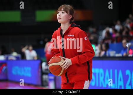 Sydney, Australie. 26th septembre 2022. Le Mai Yoshida du Japon lors du match de la coupe du monde de basket-ball 2022 de la FIBA pour femmes du groupe B entre France 67-53 Japon au Superdome de Sydney à Sydney, Australie, 26 septembre 2022. Credit: Yoshio Kato/AFLO/Alay Live News Banque D'Images