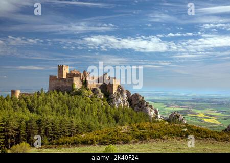 Château de Loarre, Espagne, Aragon, Huesca Banque D'Images