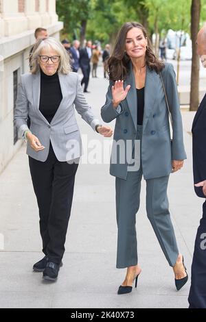 Madrid, Madrid, Espagne. 29th septembre 2022. La reine Letizia d'Espagne assiste à une réunion de travail de la FundeuRAE (Fondation de l'espagnol d'urgence) à l'Académie royale espagnole sur 29 septembre 2022 à Madrid, Espagne (image de crédit: © Jack Abuin/ZUMA Press Wire) Banque D'Images