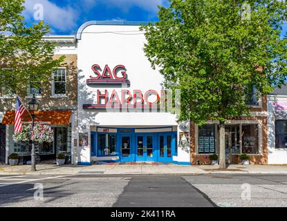 Sag Harbor Cinema Banque D'Images