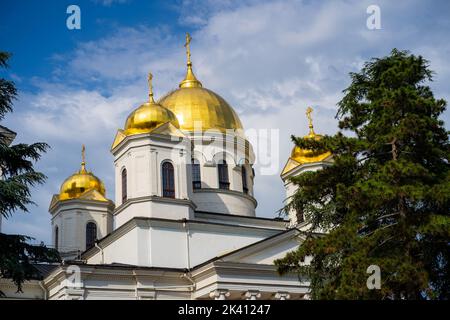 Cathédrale Alexandre Nevsky à Simferopol, Crimée. Banque D'Images