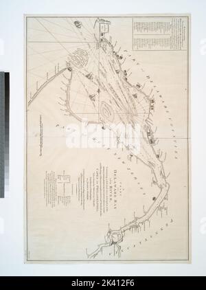 Une carte de la baie et du fleuve Delaware : contenant une description complète et exacte des rives, des ruisseaux, des ports, des sondages, des hauts-fonds, Sables, et roulements des marques de terre les plus considérables, des capes à Philadelphie Fisher, Joshua, 1707-1783. Cartographie. Cartes. 1776-11-30. Lionel Pincus et Princess Firyal Map Division. New York (N.Y.), New Jersey, Delaware River (N.Y.-Dé. et N.J.) , Cartes , travaux préliminaires à 1800, Delaware, Delaware Bay (Del. et N.J.) , Cartes , travaux préliminaires à 1800, cartes marines , Delaware Bay (Dél. Et N.J.), cartes nautiques , Delaware River (N.Y.-Dél. Et N.J.) Banque D'Images