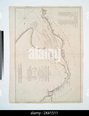 Une carte de la baie et du fleuve Delaware : contenant une description complète et exacte des rives, des ruisseaux, des ports, des sondages, des hauts-fonds, Sables, et roulements des marques de terre les plus considérables, des capes à Philadelphie Fisher, Joshua, 1707-1783. Cartographie. Cartes. 1776-03-12. Lionel Pincus et Princess Firyal Map Division. New York (N.Y.), New Jersey, Delaware River (N.Y.-Dé. et N.J.) , Cartes , travaux préliminaires à 1800, Delaware, Delaware Bay (Del. et N.J.) , Cartes , travaux préliminaires à 1800, cartes marines , Delaware Bay (Dél. Et N.J.), cartes nautiques , Delaware River (N.Y.-Dél. Et N.J.) Banque D'Images