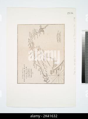 Une carte de la baie et du fleuve Delaware : contenant une description complète et exacte des rives, des ruisseaux, des ports, des sondages, des hauts-fonds, sables, et roulements des plus considérables marques de terre et c. &c. Sayer, Robert, 1725-1794. Cartographie. Cartes. 1788-02-20. Lionel Pincus et Princess Firyal Map Division. New Jersey, Delaware, Delaware Bay (Del. et N.J.) , Cartes , travaux préliminaires à 1800, cartes marines , Delaware Bay (Del. et N.J.), cartes marines , Delaware River Estuary Banque D'Images