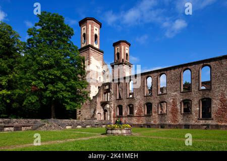 Abbaye en ruines à Frauenalb (partie du Marxzell), district de Karlsruhe, Bade-Wurtemberg, Allemagne Banque D'Images