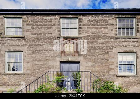 Wesleyan Chapel, Flash, Staffordshire, Angleterre, Royaume-Uni - situé dans le parc national de Peak District à Flash, le plus haut village d'Angleterre Banque D'Images