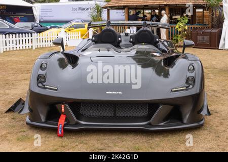 La voiture de sport italienne Dallara Stradale est exposée au salon privé Concours d’Elégérance, au Palais de Blenheim Banque D'Images