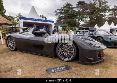 La voiture de sport italienne Dallara Stradale est exposée au salon privé Concours d’Elégérance, au Palais de Blenheim Banque D'Images