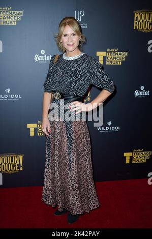 Londres, Royaume-Uni . 29 septembre 2022 . Harriet Scott en photo arrivant au Moulin Rouge ! Gala musical à l'aide de Teenage cancer Trust au Théâtre Picadilly. Crédit : Alan D West/EMPICS/Alay Live News Banque D'Images