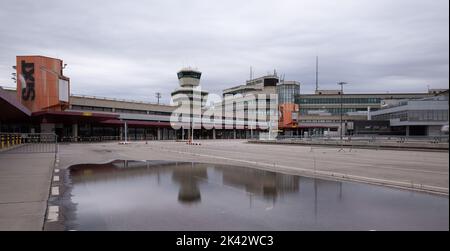 Ancien aéroport TXL Berlin-Tegel Banque D'Images