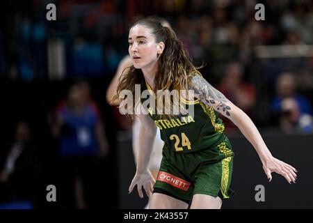 29th septembre 2022 ; Sydney, Homebush, Nouvelle-Galles du Sud, Australie, Coupe du monde de basket-ball féminin : quart de finale Belgique contre Australie, Lauren Jackson d'Australie Banque D'Images