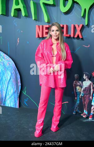 Madrid. Espagne. 20220929, Rosanna Zanetti assiste à la première "Rainbow" à la gare de principe Pio sur 29 septembre 2022 à Madrid, Espagne Banque D'Images