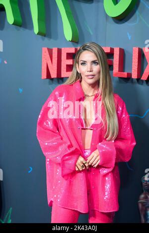 29 septembre 2022, Madrid, Madrid, Espagne: Rosanna Zanetti participe à la première "Rainbow" à la gare de principe Pio sur 29 septembre 2022 à Madrid, Espagne (image de crédit: © Jack Abuin/ZUMA Press Wire) Banque D'Images