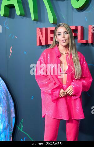 29 septembre 2022, Madrid, Madrid, Espagne: Rosanna Zanetti participe à la première "Rainbow" à la gare de principe Pio sur 29 septembre 2022 à Madrid, Espagne (image de crédit: © Jack Abuin/ZUMA Press Wire) Banque D'Images