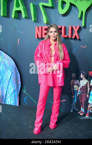 29 septembre 2022, Madrid, Madrid, Espagne: Rosanna Zanetti participe à la première "Rainbow" à la gare de principe Pio sur 29 septembre 2022 à Madrid, Espagne (image de crédit: © Jack Abuin/ZUMA Press Wire) Banque D'Images