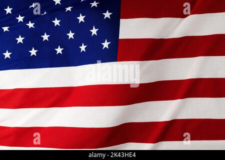Image de gros plan du drapeau national des états-unis Banque D'Images