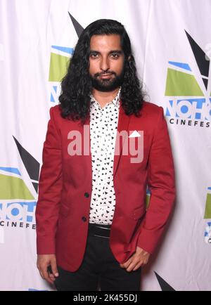 Glendale, Californie, États-Unis 29th septembre 2022 Muneet Rehman assiste à la première de Noho Cinefest « de la veille au sommeil » à LOOK Dine in Cinemas Glendale on 29 septembre 2022 à Glendale, Californie, États-Unis. Photo de Barry King/Alay Live News Banque D'Images