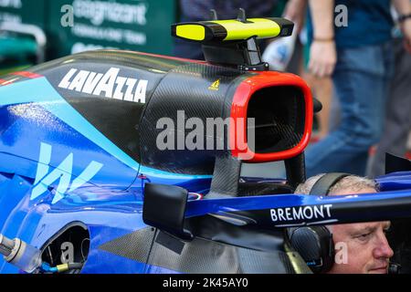 Singapour. 30th septembre 2022. Singapour, 30/09/2022, admission d'air Williams Racing FW44, détail mécanique pendant la Formule 1 Singapore Airlines Grand Prix de Singapour 2022, 17th tour du Championnat du monde de Formule 1 2022 de la FIA de 30 septembre à 02 octobre 2022 sur le circuit de rue de Marina Bay, À Singapour - photo Antonin Vincent / DPPI crédit: DPPI Media/Alay Live News Banque D'Images