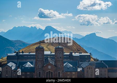 Sanctuaire de notre-Dame de la Salette-Fallavaux Banque D'Images