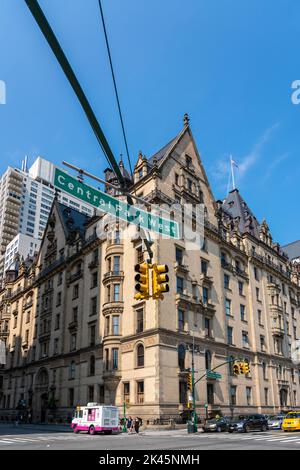 New York, États-Unis - 19 septembre 2022 l'appartement Dakota à Manhattan Banque D'Images