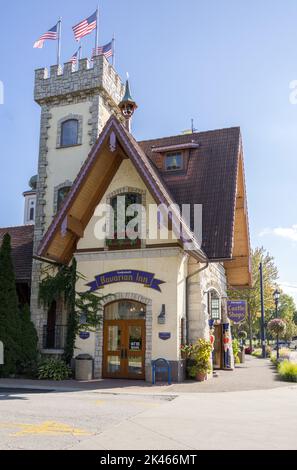 Le restaurant Bavarian Inn Frankenmuth Michigan est célèbre pour ses dîners au poulet Banque D'Images