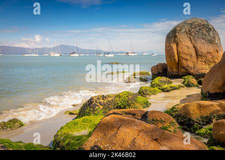 Paysage paisible à Florianopolis, Santa Catarina, sud du Brésil Banque D'Images