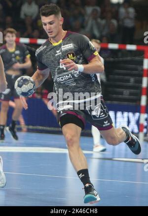 AYMERIC MINNE de HBC Nantes lors du match de handball de la Ligue des champions de l'EHF entre HBC Nantes et Elverum Handball sur 29 septembre 2022 à l'arène H de Nantes, France. Photo de Laurent Lairys/ABACAPRESS.COM Banque D'Images