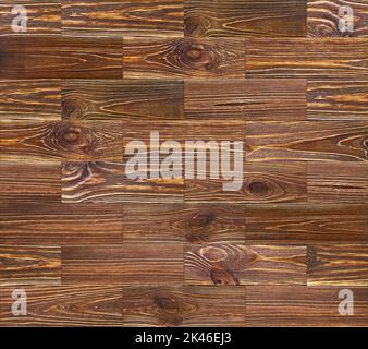 parquet en bois brun de planches, texture sans couture, surface en bois, mur, arrière-plan Banque D'Images