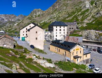 Hospice sur le Grand col Saint-Bernard, Valais, Suisse Banque D'Images