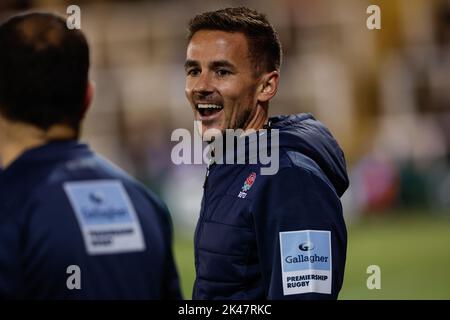 Newcastle, Royaume-Uni. 10th septembre 2022. Luke Pearce (arbitre) est photographié avant le match Gallagher Premiership entre Newcastle Falcons et Bristol à Kingston Park, Newcastle, le vendredi 30th septembre 2022. (Credit: Chris Lishman | MI News) Credit: MI News & Sport /Alay Live News Banque D'Images