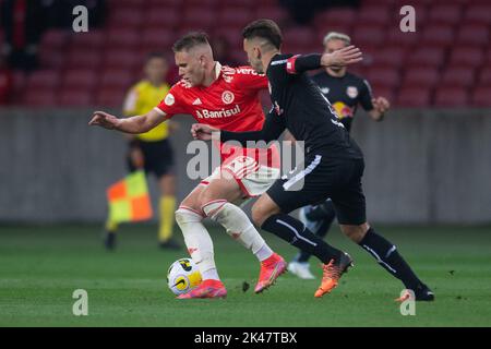 Alemão do Internacional durante a partida entre Internacional e Red Bull Bragantino, pela 28ª rodada do Campeonato Brasileiro série A 2022, no Estádio Beira-Rio, nesta quarta-feira 28. Banque D'Images