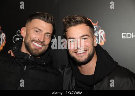 Crawley, Royaume-Uni. Vendredi 30 septembre 2022. Les célébrités brave les frayères à Tulleys Shocktober Fest, soirée de lancement VIP. Credit: Thomas Faull/Alamy Live News Banque D'Images