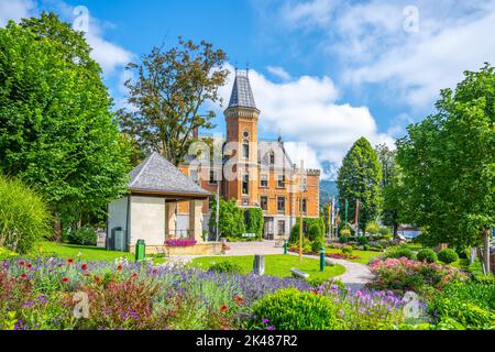 Hôtel de ville de Schladming dans le centre-ville Banque D'Images