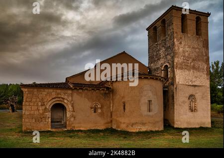 Eglise notre-Dame de Las Vegas, Santiluce de Pedraza, province de Segovia, Castilla y León, Espagne Banque D'Images