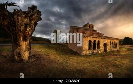 Eglise notre-Dame de Las Vegas, Santiluce de Pedraza, province de Segovia, Castilla y León, Espagne Banque D'Images