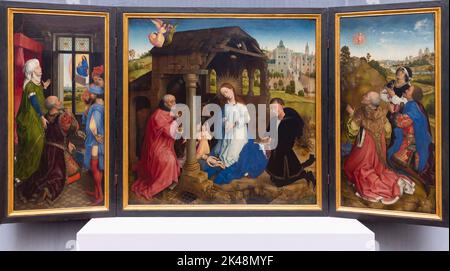 L'autel Middelburger, Rogier van der Weyden, vers 1445-1450, Gemaldegalerie, Berlin, Allemagne, Europe Banque D'Images