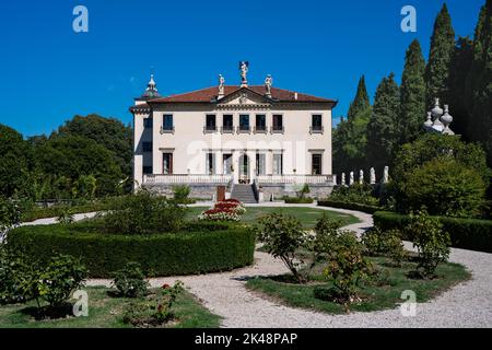 Villa Valmarana ai Nani avec jardin et parc à Vicenza, Italie Banque D'Images