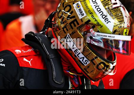 Singapour. 01st octobre 2022. Charles Leclerc (mon) Ferrari. Grand Prix de Singapour, samedi 1st octobre 2022. Marina Bay Street circuit, Singapour. Crédit : James Moy/Alay Live News Banque D'Images