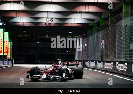 Singapour. 01st octobre 2022. 24 au cours de la Formule 1 Singapore Airlines Grand Prix de Singapour 2022, 17th tour du Championnat du monde de Formule 1 2022 de la FIA de 30 septembre à 02 octobre 2022 sur le circuit de rue de Marina Bay, à Singapour - photo Antonin Vincent / DPPI crédit: DPPI Media/Alamy Live News Banque D'Images