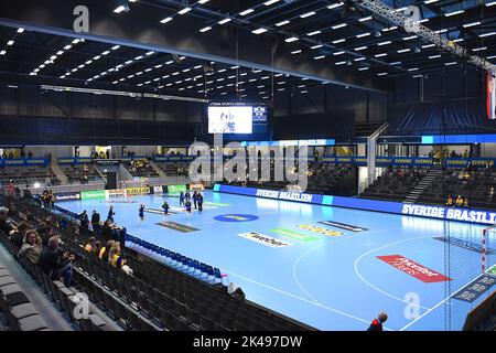 Eskilstuna, Suède. 01st octobre 2022. Stiga Sports Arena, Eskilstuna, Suède, octobre 1st 2022: Stiga Sports Arena avant le match amical sur 1 octobre 2022 entre la Suède et le Brésil à Stiga Sports Arena à Eskilstuna, Suède (Peter Sonander/SPP) Credit: SPP Sport Press photo. /Alamy Live News Banque D'Images