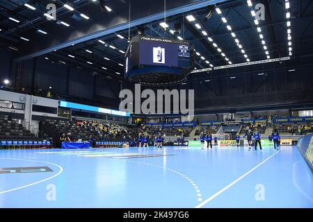 Eskilstuna, Suède. 01st octobre 2022. Stiga Sports Arena, Eskilstuna, Suède, octobre 1st 2022: Stiga Sports Arena avant le match amical sur 1 octobre 2022 entre la Suède et le Brésil à Stiga Sports Arena à Eskilstuna, Suède (Peter Sonander/SPP) Credit: SPP Sport Press photo. /Alamy Live News Banque D'Images