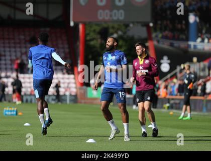 Bournemouth, Royaume-Uni. Dorset, Royaume-Uni. 01st octobre 2022. 1st octobre 2022 ; Stade Vitality, Boscombe, Dorset, Angleterre : football de premier ministre, AFC Bournemouth contre Brentford: Bryan Mbeumo de Brentford Warming UP Credit: Action plus Sports Images/Alay Live News Credit: Action plus Sports Images/Alay Live News Banque D'Images