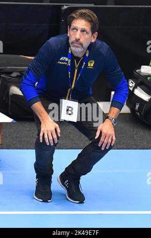 Eskilstuna, Suède. 01st octobre 2022. Stiga Sports Arena, Eskilstuna, Suède, octobre 1st 2022: Tomas Axner (Suède) dans le jeu amical sur 1 octobre 2022 entre la Suède et le Brésil à Stiga Sports Arena à Eskilstuna, Suède (Peter Sonander/SPP) Credit: SPP Sport Press photo. /Alamy Live News Banque D'Images