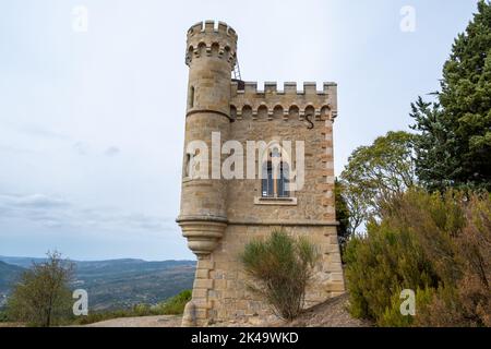 Visite de Magdala à Rennes-le-Château, Aude, Occitanie, Sud de la France. Banque D'Images