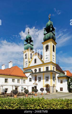 Église de pèlerinage de Mariahilf, baroque du 17th siècle, trois rivières ville de Passau, ville universitaire indépendante, quartier administratif de Lower Banque D'Images