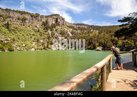 Laguna Negra dans le Parc naturel des montagnes de l'Urbión (Parque Natural de los Picos de Urbión, Espagne espagnol Banque D'Images