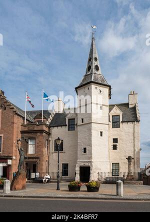 Maison de ville, musée et galerie de Dunbar Banque D'Images